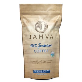 Jahva 100% Jamaican Coffee Medium Roasted and Ground from Jamaica (16oz.)