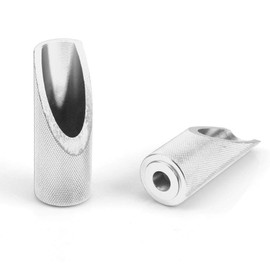 MUTEKI 2pcs Colorful Aluminum Bike Back Step Motorcycle Foot Pegs for Honda Racquasie Swimmer Motor Accessories (Silver)