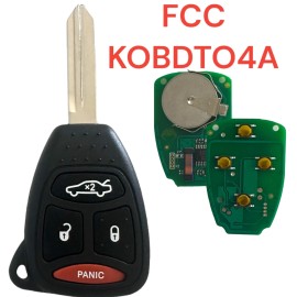 KEYXPRESS For  2006 2007 Dodge Charger Remote Car Key Fob KOBDT04A