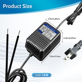 MZSZYH 120V/15VAC Transformer Adapter for Acorn Stairlift Acorn, Fits for Acorn Stair Lift Made Before 120 and 130 Stair Lifts Made Before 2014 Charger Power Cord