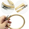 16 Pcs Round Bamboo Embroidery Hoop Circle Cross Stitch Hoop