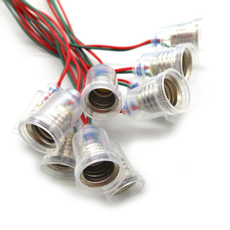 20PCS E10 Screw-Mount Bulbs Holder E10 LED Light Lamp Socket