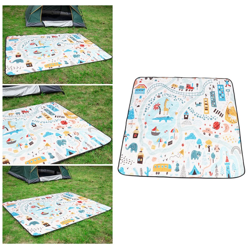 Outdoor Picnic Mat Waterproof Soft Comfortable Portable Camping Blanket for