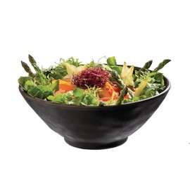 APS 84111 Marone Melamine Bowl, 190 mm x 80 mm Diameter, 7.5" x 3", Black