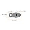 uxcell Frame Turn Button, 7/8" Metal Flat with Screws for