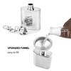 Stainless Steel Hip Flask and Funnel Set, Portable Leak-proof Flask,