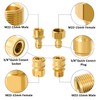 STYDDI Pressure Washer Quick Connect Couplers Set, All Solid Brass