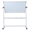 VIZ-PRO Double-Sided Light Magnetic Mobile Whiteboard, 48 X 36 Inches,