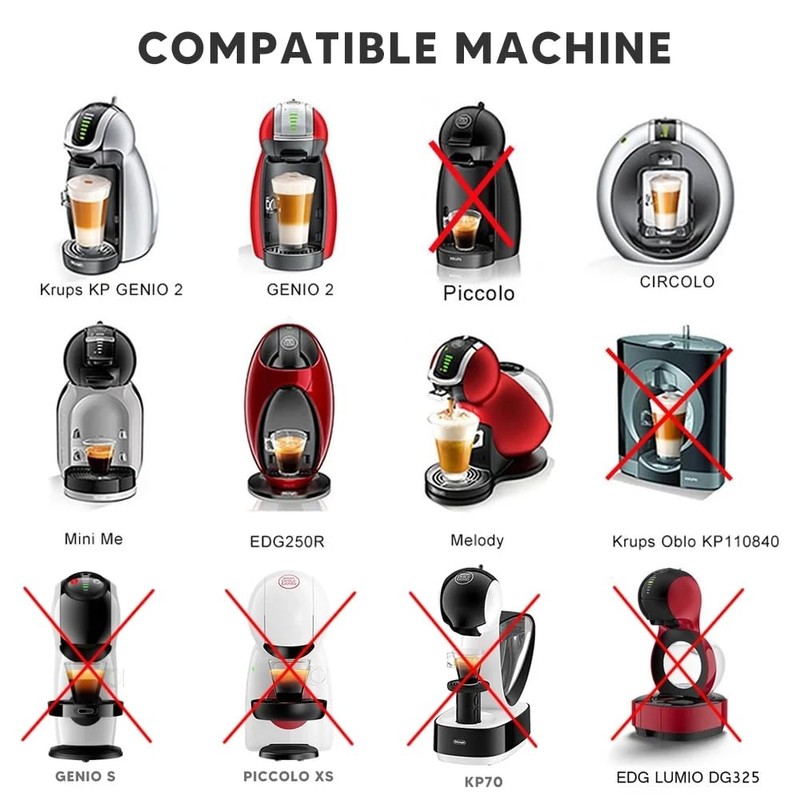Adapter for Original Line System Capsules for Dolce Gusto Machine,