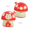 Kisangel Mushroom Shaped Piggy Bank Decorative Saving Pot for Plastic