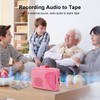 Portable Cassette Player Recorder with AM/FM Radio, Built-in Speaker &