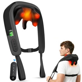 HSA Approved Cordless Neck Massager with Heat and Remote Control