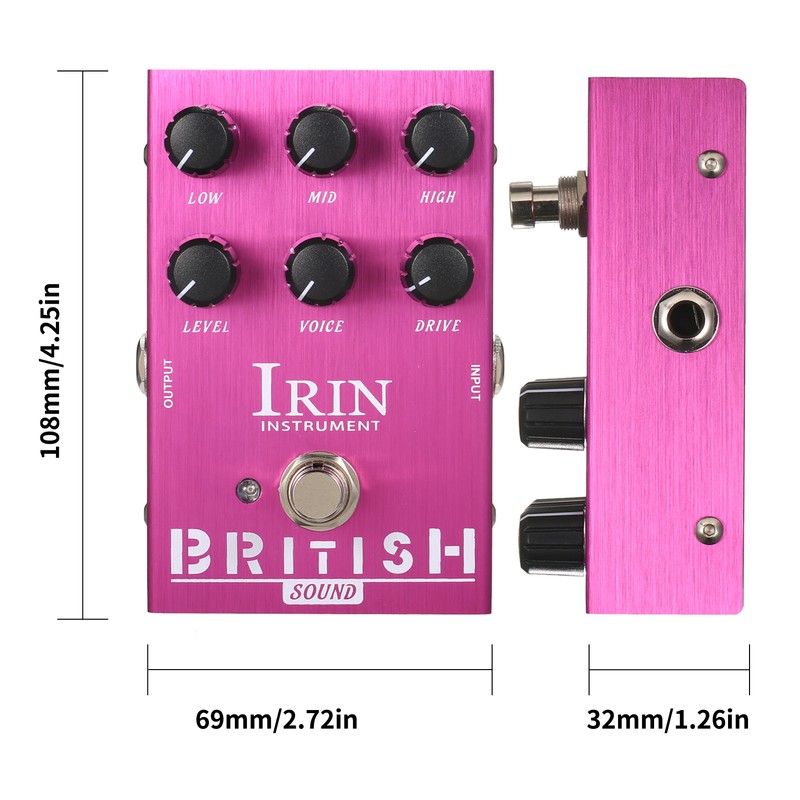 IRIN Mini Guitar Effect Pedal M-SHALL Speaker Simulator Cabinet Simulator