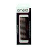 Amelia Beauty Cellulose Acetate 6in Rake Detangling Comb, Handmade, Smooth