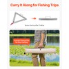 VEVOR 24in Aquatic Weed Rake, 3-Sided Lake Weed Rake with
