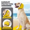 JOHNBOLIN Dog Ear Muffs & No Shake Ear Wrap for