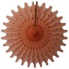 Devra Party 6-Pack 18 Inch Honeycomb Tissue Paper Fan (Peach)