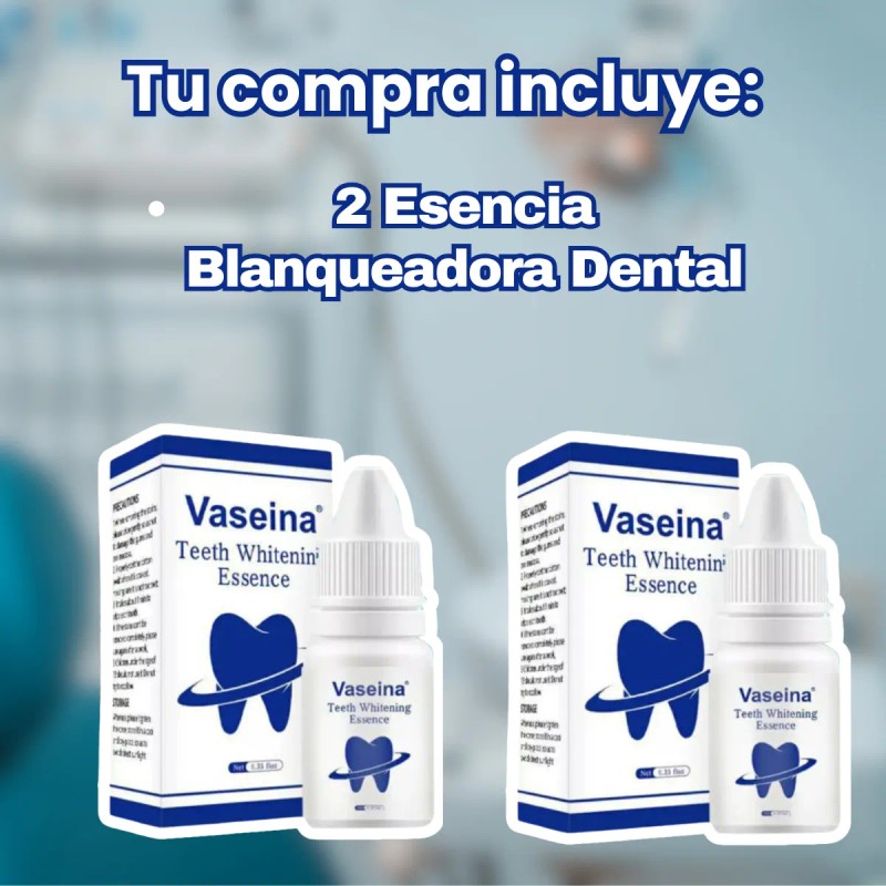 2 Esencia Blanqueadora Dental Suero Limpieza Higiene Bucal F
