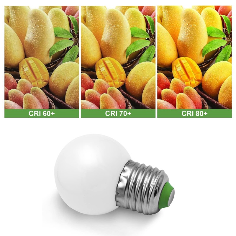 LFLAMPON G14 G45 LED Bulbs 30W Equivalent Globe Bulb 3W