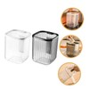 CAXUSD 2pcs Mini Desktop Trash Can Compact Plastic Waste Basket