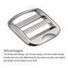 QUARKZMAN Metal Ladder Buckle Slider Tri-Glider Metal Adjustable Buckles Inner