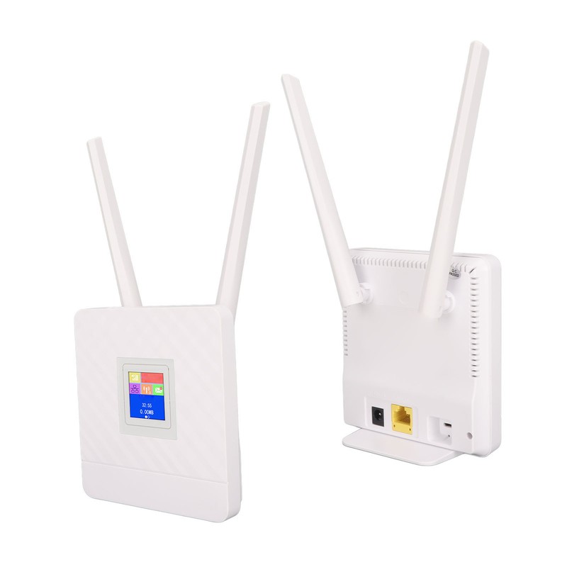 4G LTE CPE WiFi Router 3 Network Interfaces Improved Signal