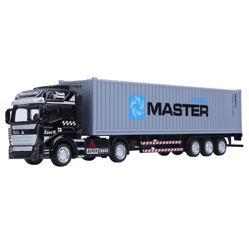 1: 48 Alloy Container Truck Model Toy Highly Simulation Children