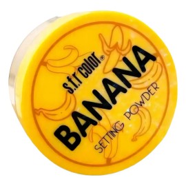 Polvo Fijador s.f.r Color Banana Mate Alta Cobertura Tono Traslúcido