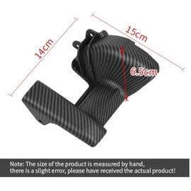 Center Axle Guard Water Transfer Carbon Fiber Pattern Center Shaft Sleeve Guard for Surron Light Bee X Off-road Electric Bike Motorcycle Accessories Middle Axis Guard Sur-ron Parts Suron
