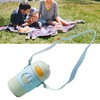 320ML Thermal Mug with Silicone Straw Children Heat Preservation Cup