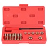 Thread Repair Kit, 15Pcs Universal Metric Thread Restorer Kit Heat