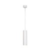 CGC Lighting White Cylinder Tube Slim Short Small Pendant Suspended