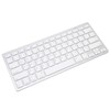 Wireless Keyboard English Thai Bilingual Portable Stylish Ultra Thin Silver