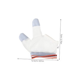 Ipetboom Newborn Anti-Eating Gloves Breathable Nylon Teething Mittens for Infants 2 Pairs Soft Hand Guards for Teething Relief Unisex Design for Babies Random Style