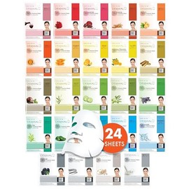 DERMAL 24 Combo Pack Made in Korea Facial Mask – 20+ Years of K-Beauty Experience, Premium Quality Korean Sheet Masks for Daily Skincare Routine