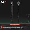 A-Premium 2 x Front Inner Tie Rod Ends, Compatible with