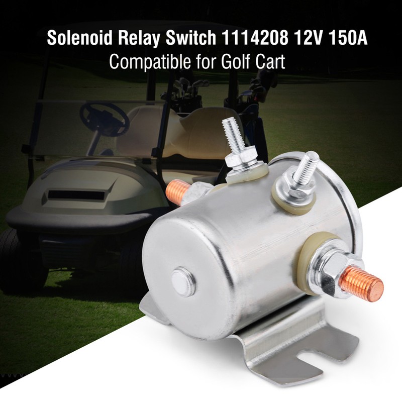 Continuous Duty Solenoid Relay Switch 12V 150A for Cart 1114208