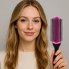 GGUFAY Haarbürste Ohne Ziepen,Curly Hair Brush D3,9-reihige Stylingbürste zum Entwirren,