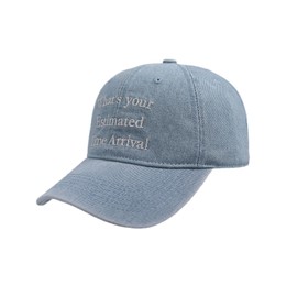 YAMEE Baseball Cap Women's Denim Letter Embroidery, Baseball Cap Women's Sun Protection, Peaked Caps for Men Adjustable Retro, Cap Women's Summer, Sun Hat Women's Casual, Hat Men's Outdoor Activities