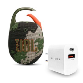 Universal JBL Clip 5 Bundle with Wall Charger - Camo
