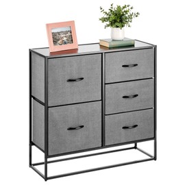 mDesign 14297MDCO Drawer, 5 Drawers-32 high, Charcoal
