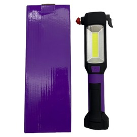 SecureBrite 9-in-1 Emergency Auto Tool with Flashlight - Purple
