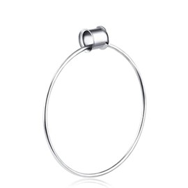 Dangling Large Hoop Ear Gauges - Pair of Stainless Steel Flared Ear Plugs - 6 Size Options (1/2" (12mm))