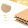 Pack of 6 Shipping Boxes with Lids Nesting Corrugated Cardboard