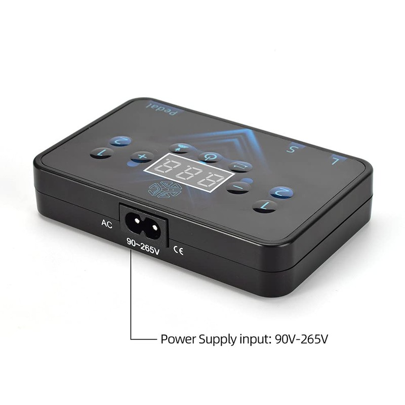 BAMTTOO Tattoo Power Supply LED Display Adjustable Voltage Professional Tattoo