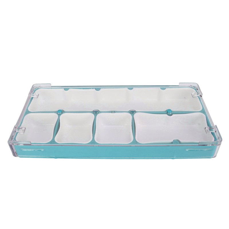 Watch Parts Storage Box Stackable 5 Compartments Acrylic Rubber Watch