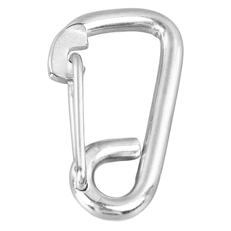 5 Pcs Spring Hook 316 Stainless Steel Carabiner Clip Heavy