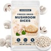 2oz Freeze-Dried Mushrooms Dices, High Quality Dehydrated Mushrooms from White