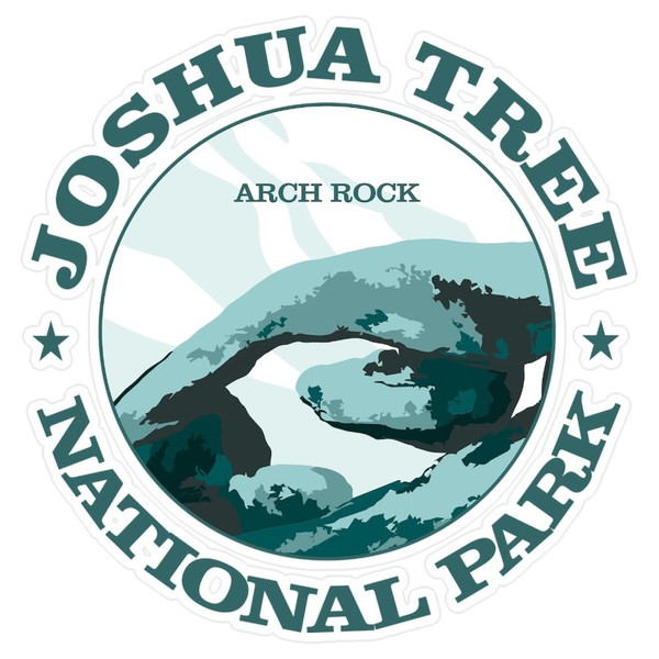 CafePress Joshua Tree National Park (R Large Die Cut Sticker,