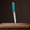 Hampton Forge Epicure True Aqua Knife Block Set, 15 Piece